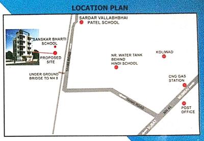Aditya Gurudev Complex Location Plan 1