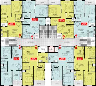 Project Image of 900.0 - 1001.0 Sq.ft 2 BHK Apartment for buy in Shri Ratnam The Address