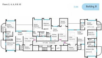 Project Image of 1104.0 - 1915.0 Sq.ft 2 BHK Apartment for buy in Bhandari Aura