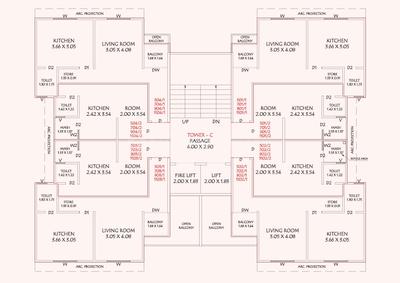 Project Image of 583.83 - 595.78 Sq.ft 2 BHK Apartment for buy in Zillion Sanskrut