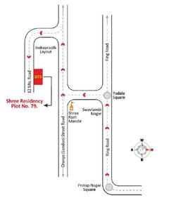 Shree Residency Location Plan 1