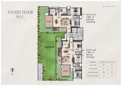 Project Image of 2004.0 - 2592.0 Sq.ft 3 BHK Apartment for buy in KG Bliss On The Bay