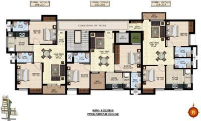 Project Image of 728.0 - 1500.0 Sq.ft 2 BHK Apartment for buy in SPS Brownstar
