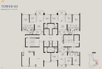 Project Image of 1126.0 - 1511.0 Sq.ft 3 BHK Apartment for buy in DLF The Westpark Phase 1