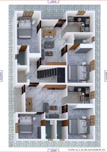 Project Image of 891.0 - 893.0 Sq.ft 2 BHK Apartment for buy in Tulip Apartments