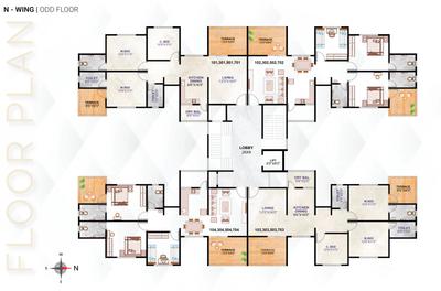 Project Image of 1085.0 - 1118.0 Sq.ft 3 BHK Apartment for buy in SSD Sai Pearl Phase 6
