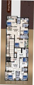 Project Image of 800.0 - 1360.0 Sq.ft 2 BHK Apartment for buy in ACS Rosewood Tower
