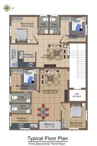 Project Image of 696.0 - 797.0 Sq.ft 2 BHK Apartment for buy in Anandaguru Aadiya
