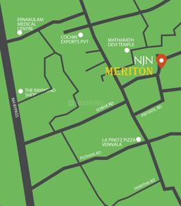 Project Image of 711.0 - 914.0 Sq.ft 3 BHK Apartment for buy in NJN Meriton