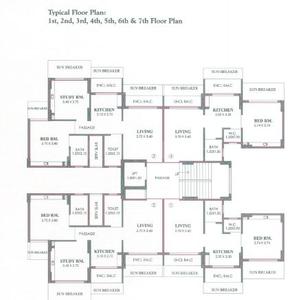 Project Image of 314.0 - 427.0 Sq.ft 1 BHK Apartment for buy in Squarefeet Orchid Square Phase 2