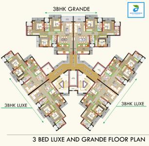 Project Image of 724.0 - 1044.0 Sq.ft 2 BHK Apartment for buy in Aqua Residences