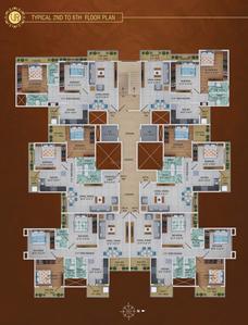 Project Image of 1128.0 - 1345.0 Sq.ft 2 BHK Apartment for buy in Siddhivinayak Vighnaharta Residency