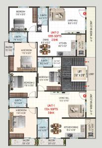 Project Image of 1095.0 - 1324.0 Sq.ft 2 BHK Apartment for buy in VR Pride