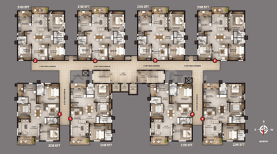 Project Image of 1360 Sq.ft 2 BHK Apartment / Flat for sale in Gandipet for Rs. 14200000