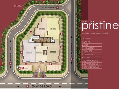Project Image of 743.0 - 1123.0 Sq.ft 2 BHK Apartment for buy in Unique Pristine