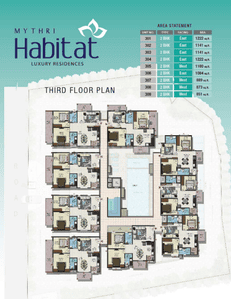 Project Image of 889.0 - 1222.0 Sq.ft 2 BHK Apartment for buy in Mythri Habitat