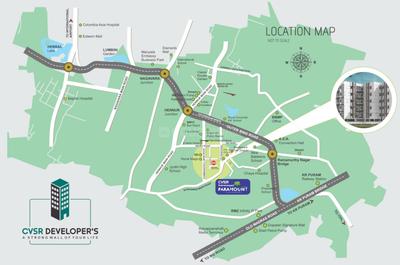 Cvsr Subramanyam Paramount Location Plan 1