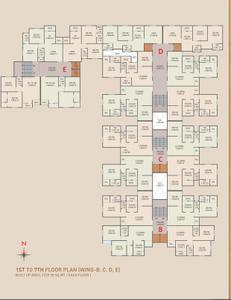 Project Image of 502.03 - 598.47 Sq.ft 2 BHK Apartment for buy in Samruddhi Residency 3