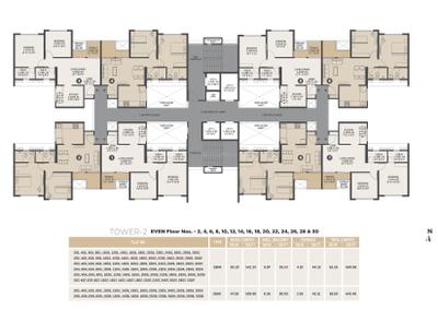 Project Image of 464.89 - 680.96 Sq.ft 1 BHK Apartment for buy in VTP Euphoria Phase 1