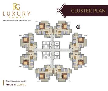 Project Image of 579.1 - 644.54 Sq.ft 2 BHK Apartment for buy in Rajesh Towers I And J R G Luxury Homes