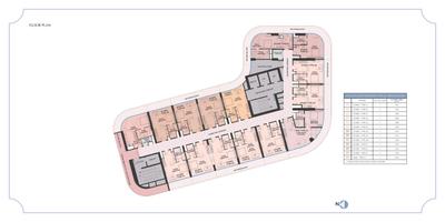 Project Image of 1037.0 - 3654.0 Sq.ft Studio Studio Apartment for buy in Central Park Flower Valley Selene Tower