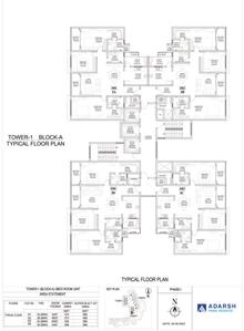 Project Image of 1310.0 - 1860.0 Sq.ft 2 BHK Apartment for buy in Adarsh Park Heights Phase 1