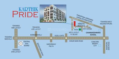 Project Image of 1020.0 - 1400.0 Sq.ft 2 BHK Apartment for buy in Karthik Pride