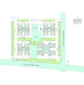 Project Image of 1860 Sq.ft 3 BHK Apartment / Flat for sale in South Bopal for Rs. 12800000