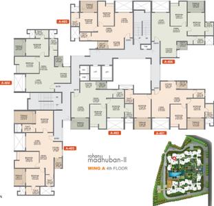 Project Image of 774.0 - 960.0 Sq.ft 2 BHK Apartment for buy in Rohan Madhuban II Wings A B C