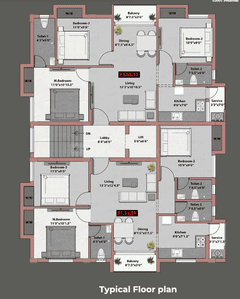 Project Image of 892.0 - 1297.0 Sq.ft 2 BHK Apartment for buy in MP Rue Radiale Ph 1