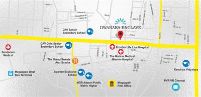 India Dwaraka Enclave Location Plan 1