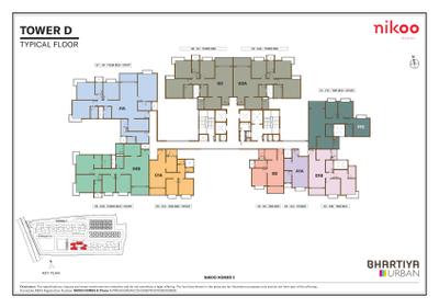 Project Image of 436.0 - 1634.0 Sq.ft 1 BHK Apartment for buy in Bhartiya Nikoo Homes 8 Bhartiya Garden Enclave Phase 2