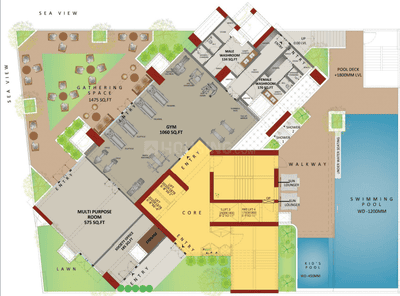 Project Image of 1400 Sq.ft 3 BHK Apartment / Flat for sale in Worli for Rs. 105000000