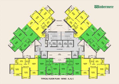 Project Image of 479.53 - 673.39 Sq.ft 1 BHK Apartment for buy in A G Windermere Tower A
