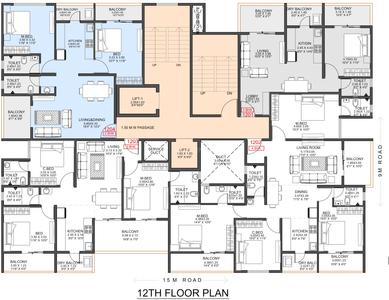 Project Image of 1115 Sq.ft 2 BHK Apartment / Flat for sale in Kothrud for Rs. 13000000