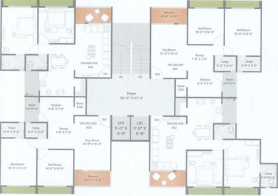Project Image of 606.0 - 811.0 Sq.ft 2 BHK Apartment for buy in Sai Krishna Icon