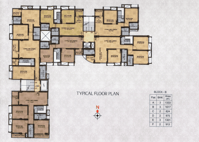 Project Image of 820.0 - 1617.0 Sq.ft 2 BHK Apartment for buy in Rohra Galaxy 