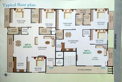 Project Image of 688.0 - 859.0 Sq.ft 2 BHK Apartment for buy in Sri Sai Krupa Developers Enclave