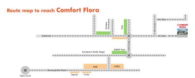 Project Image of 1150.0 - 2095.0 Sq.ft 2 BHK Apartment for buy in Comfort Flora