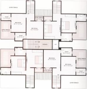 Project Image of 0.0 - 1625.0 Sq.ft 3 BHK Apartment for buy in Madhuvan Kishan Classic