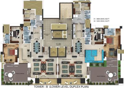 Project Image of 2650.0 - 5045.0 Sq.ft 3 BHK Apartment for buy in Mantri Blossom 1
