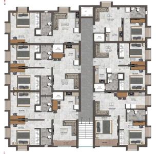 Project Image of 390.0 - 645.0 Sq.ft 1 BHK Apartment for buy in Karal Babylon