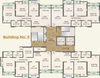 Project Image of 1250 Sq.ft 2.5 BHK Apartment / Flat for sale in Hiranandani Estate for Rs. 16000000