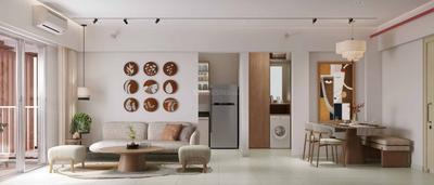 Mahindra Citadel Tower L Living Area 1