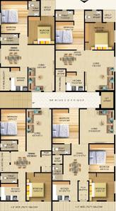 Project Image of 1025.0 - 1350.0 Sq.ft 2 BHK Apartment for buy in Apple AJN Heights