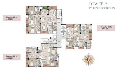 Project Image of 3365.0 - 5510.0 Sq.ft 4 BHK Apartment for buy in BSCPL Bollineni Vienna