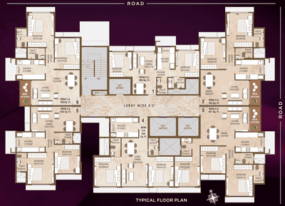 Project Image of 508.0 - 931.0 Sq.ft 2 BHK Apartment for buy in Swastik Prabhasa