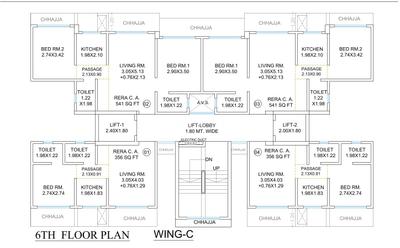 Project Image of 356.0 - 634.0 Sq.ft 1 BHK Apartment for buy in Asmi Legend