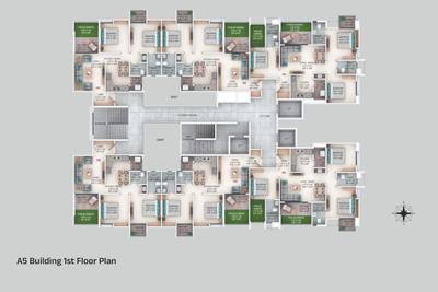 Project Image of 579.96 - 724.41 Sq.ft 2 BHK Apartment for buy in Majestique Rhythm County Phase IV