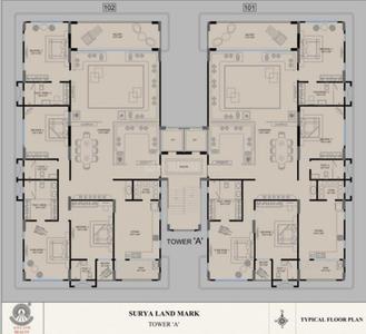 Project Image of 0.0 - 5460.0 Sq.ft 4 BHK Apartment for buy in Ascon Surya Landmark
